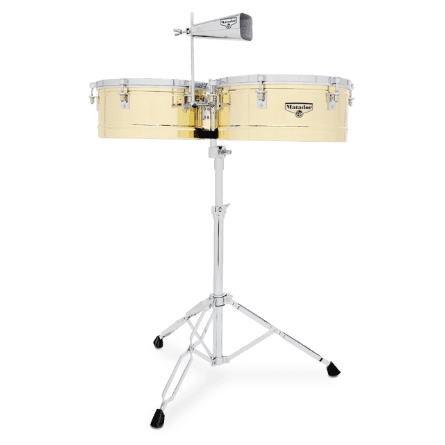 LP Matador 14 & 15 Timbales Brass Tone