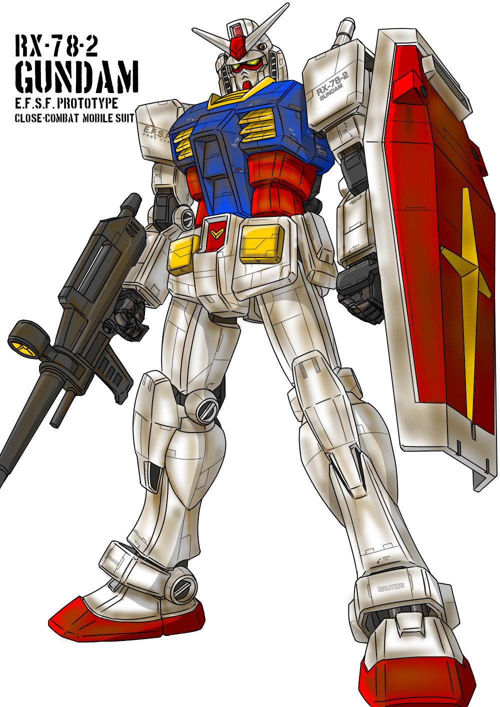 RX-78-2 GUNDAM (ウェザリング) Swaco - Illustrations ART street