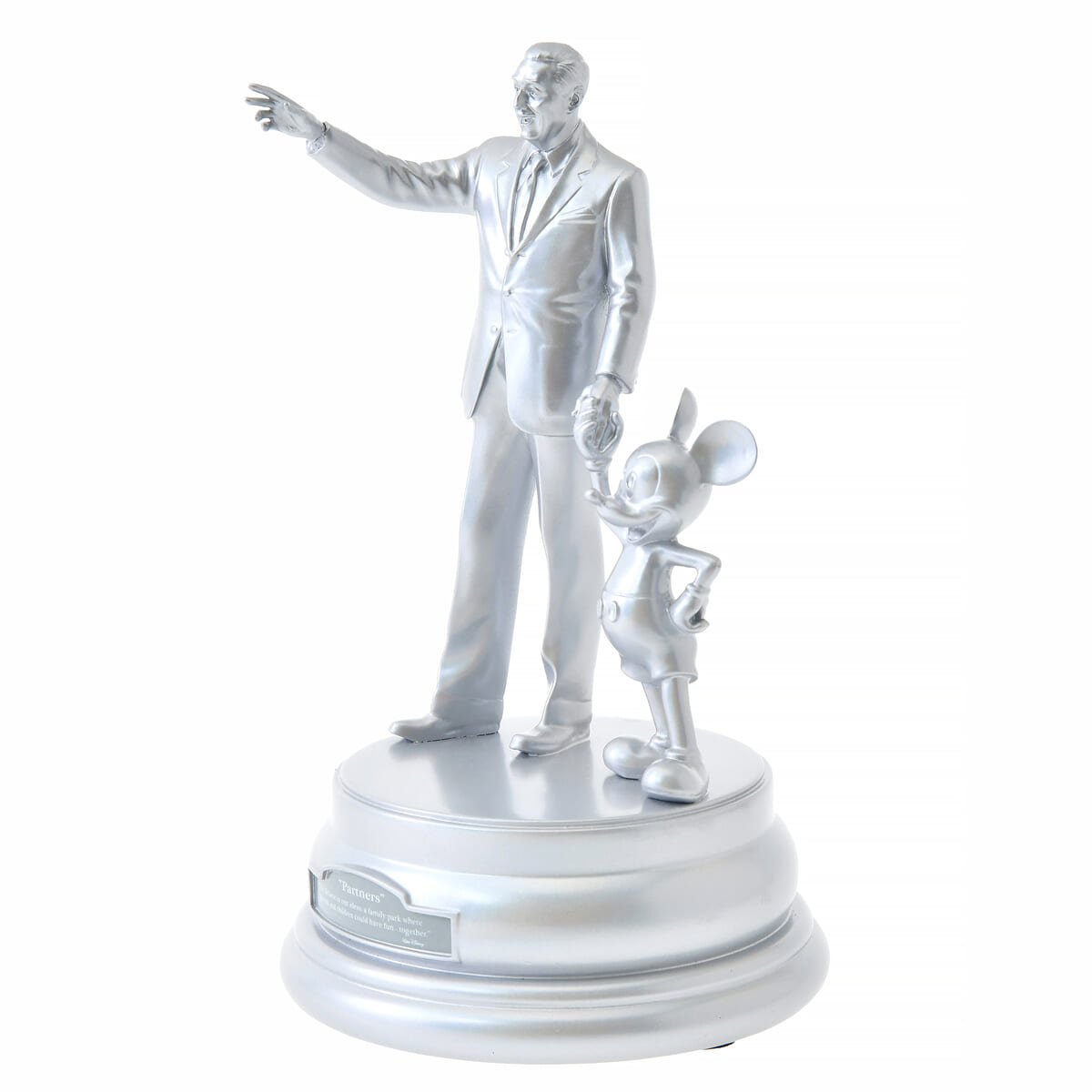 ウォルト・ディズニーとミッキーの“パートナーズ像”デザイン