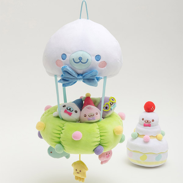 まめゴマ気球＆てのりサイズぬいぐるみのセット！サンエックスネット