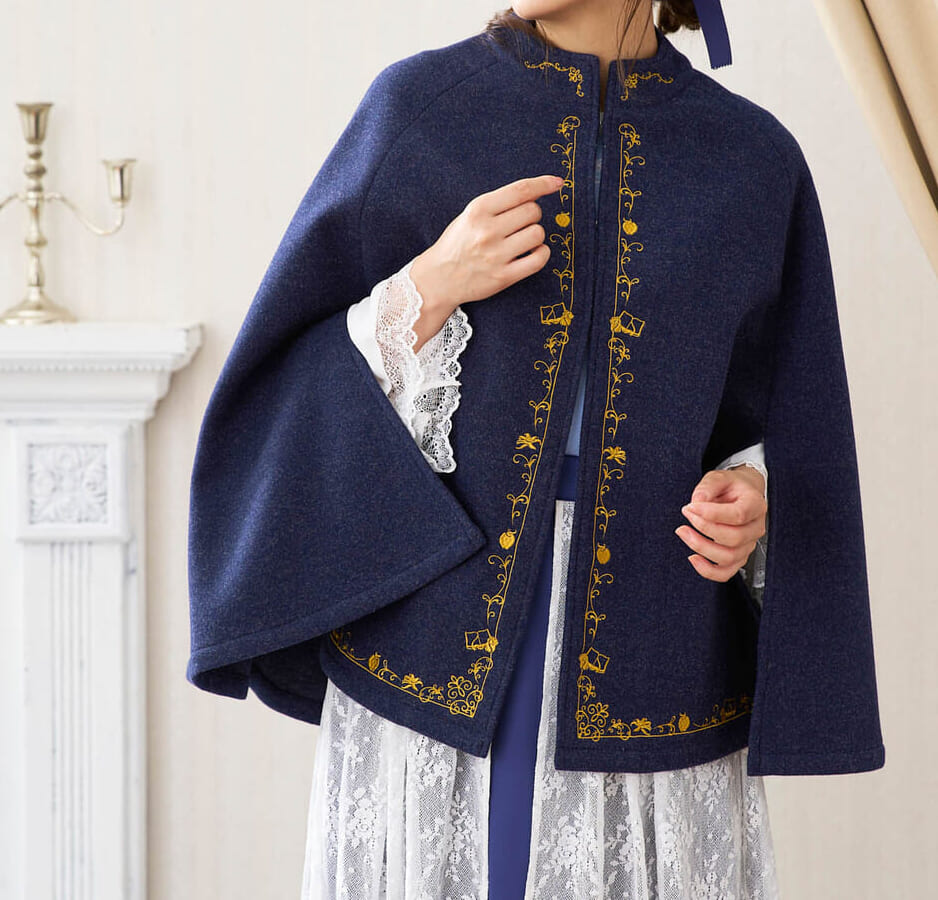 プリンセス作品のキーアイテムの刺繍入り！ベルメゾン ディズニー