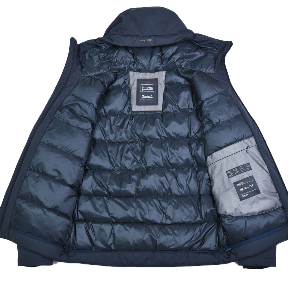 HERNO Laminar GORE-TEX フーデッドダウンブルゾン | DUE blog