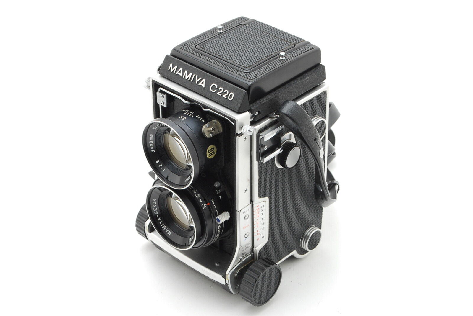 MAMIYA C220 Professional + Mamiya Sekor 80mm F2.8 Blue dot – Du