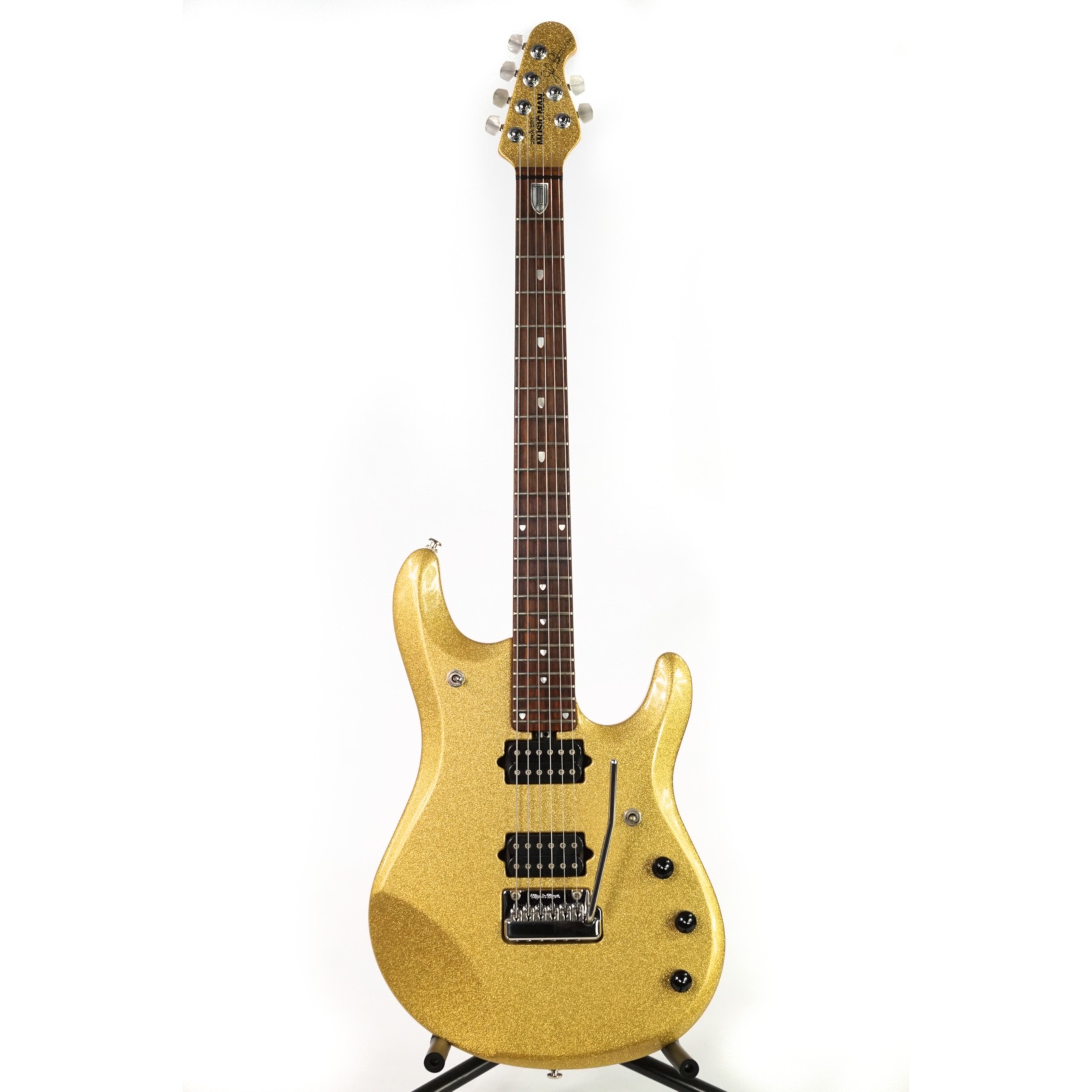 Ernie Ball Music Man John Petrucci JP6 Gold Sparkle fully loaded