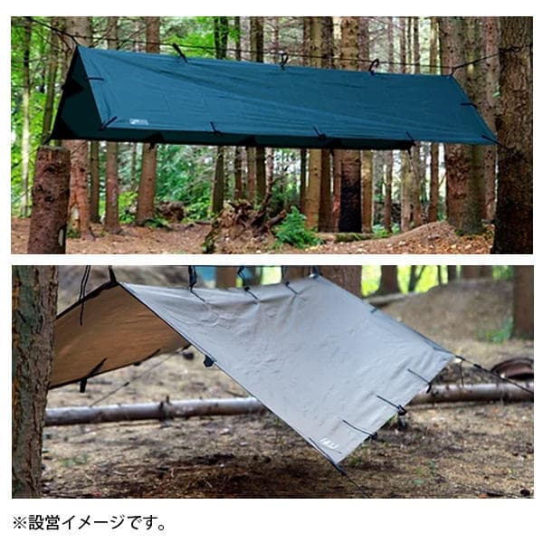 DD Tarp 4x4 オリーブグリーン 付属品なし DD Tarp 4x4 オリーブ