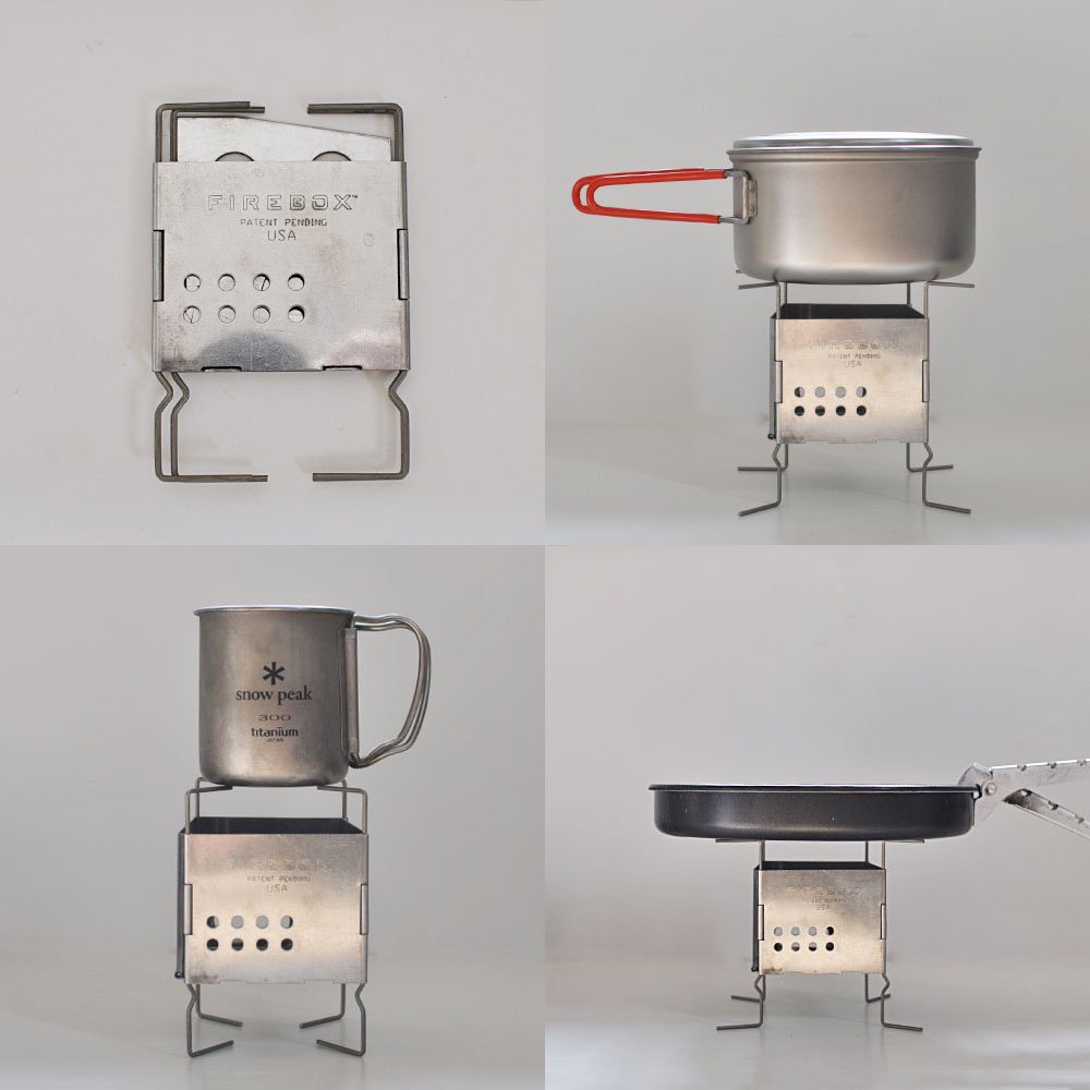 ファイヤーボックス ナノステンレスボックスセット キャンプストーブ