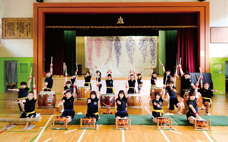 白石市立白川小学校「白川ぶち合わせ太鼓の伝承活動」 - エコファミリー