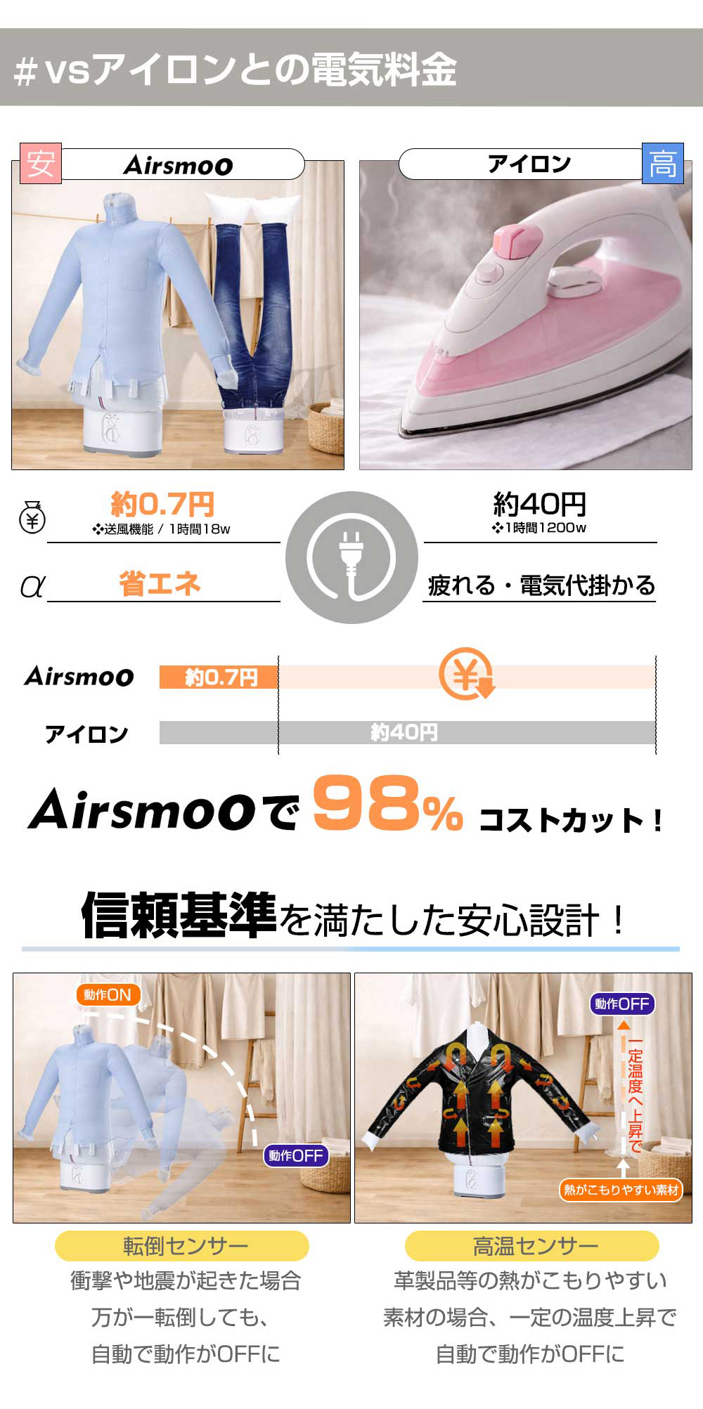 衣類乾燥機 3Dアイロン エアバッグで かんたんしわ取り Airsmoo-04B