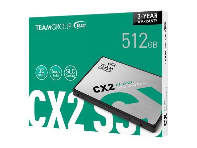 DataBlitz - TEAMGROUP Classic CX2 512GB 3D NAND SATA III 6GB/S 2.5