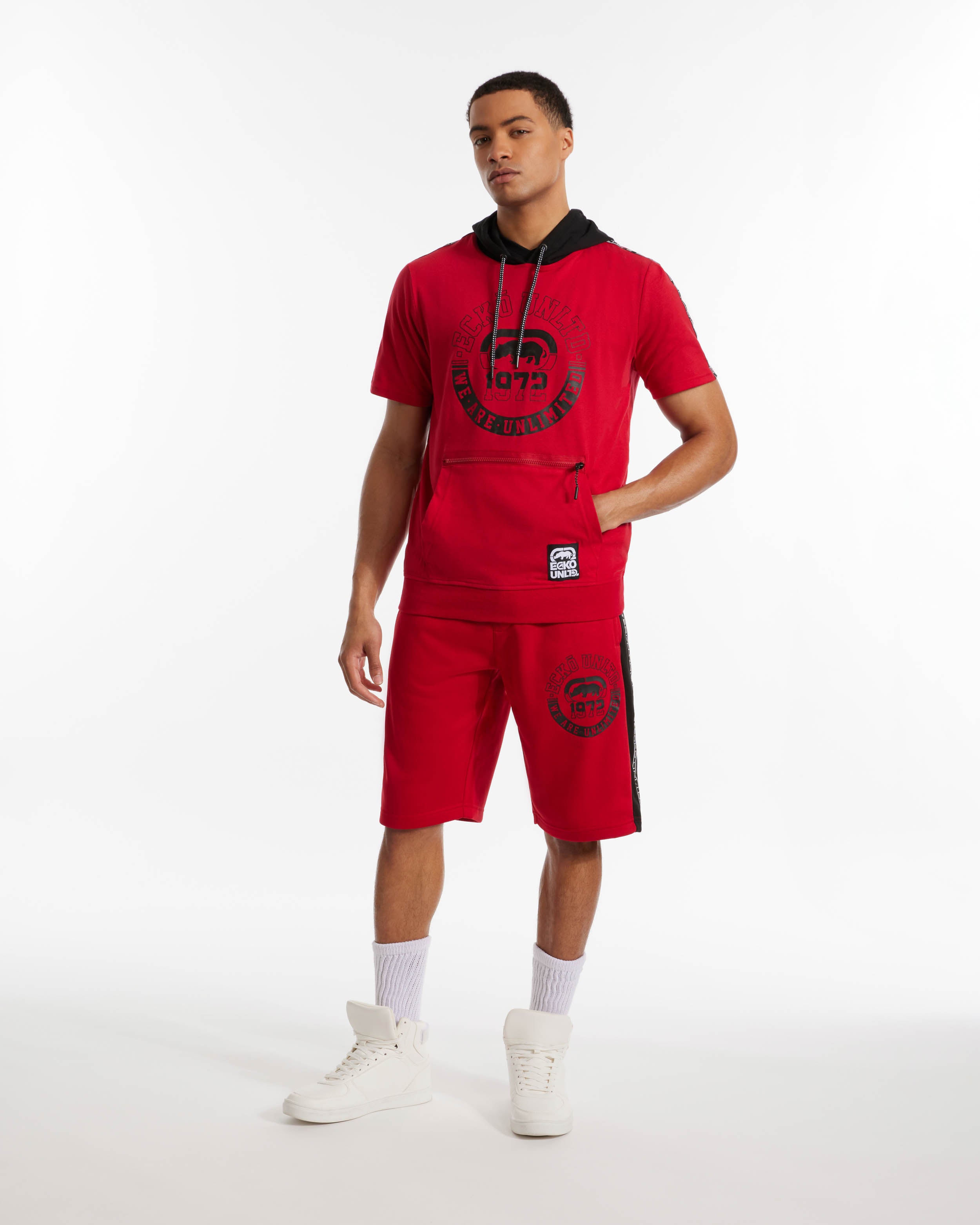 Vibe Block Short Sleeve Hoodie – ECKO UNLTD