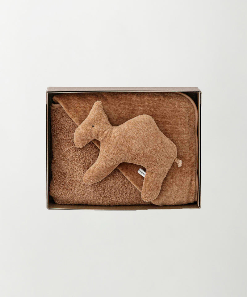 Raw brown cotton baby gift set – ÉCHAPPER | エシャペ