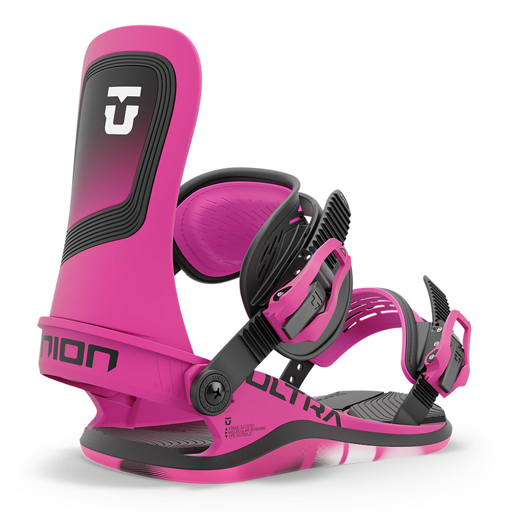 Union Ultra Women's Snowboard Bindings Hot Pink – Eastern Boarder
