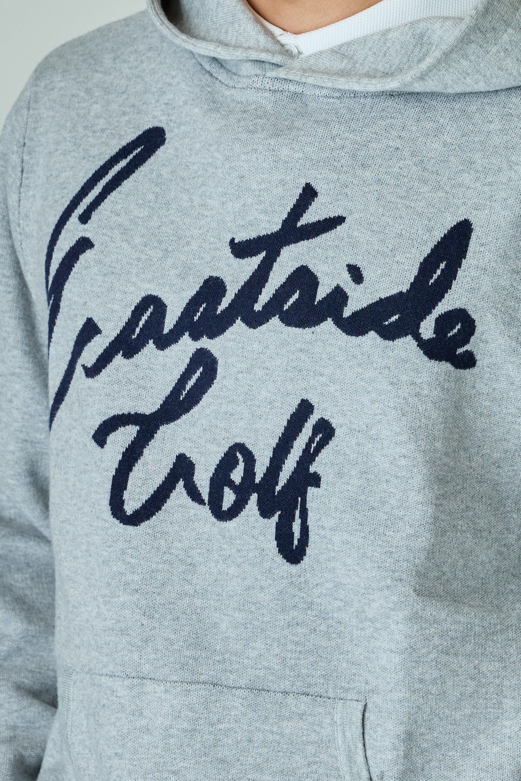 Merino Wool Sweater Hoodie / メリノウールセーターパーカー