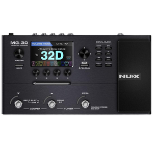 NUX MG-30 Deluxe Micro Guitar Processor, Multi-Effects – Easy