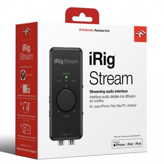 IK Multimedia IRIG-STREAM iRig Stream stereo audio interface for