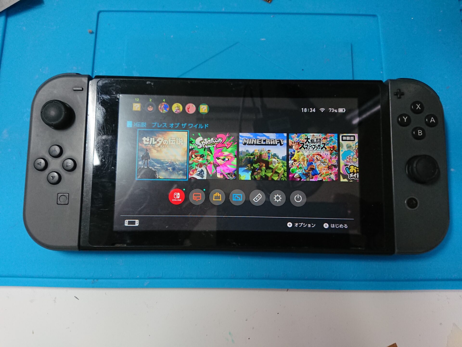 Nintendo Switch BSOD(青い画面)の原因【修理事例付CPU編】 - 修理実績