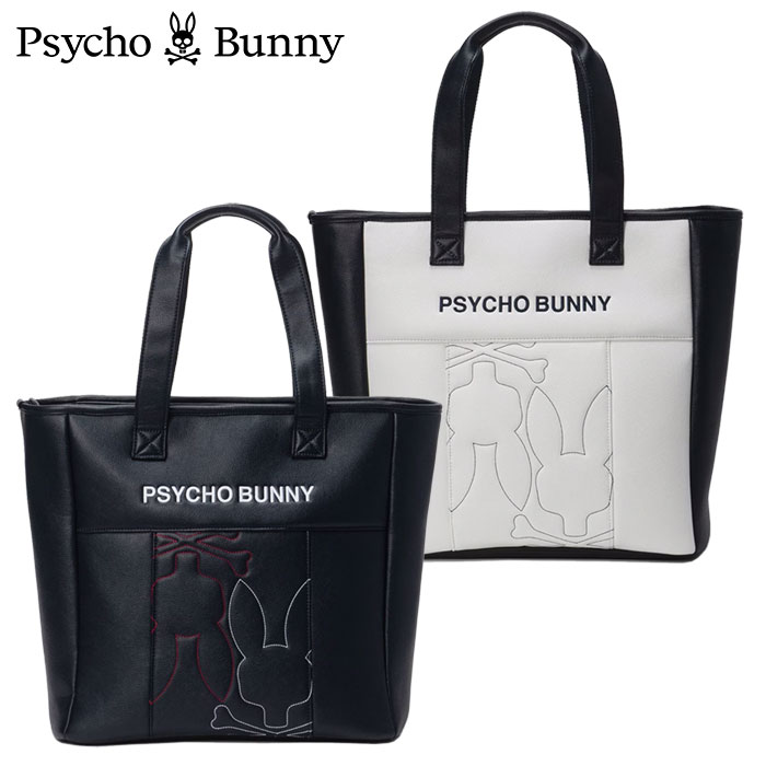 Psycho Bunny スカルデザイン トートバッグ Psycho Bunny スカル