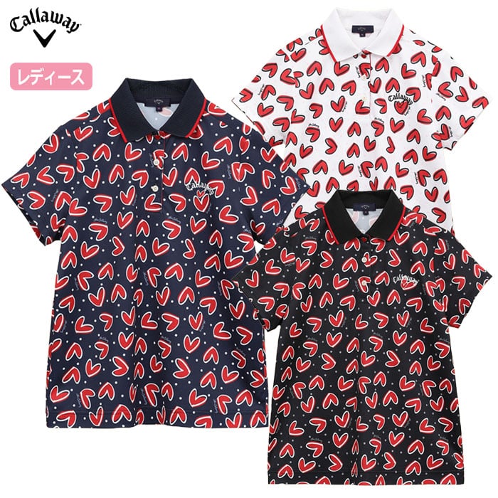 キャロウェイ ラブキャロウェイ半袖ポロシャツ WOMENS C25134221