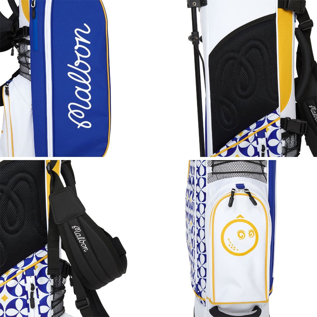 マルボン Malbon Golf キャディバッグ M-9152 4分割トップ Malbon Golf