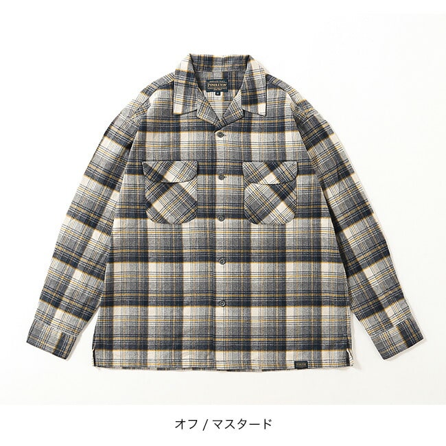 PENDLETON ペンドルトン オープンカラーシャツ メンズ(M チャコール