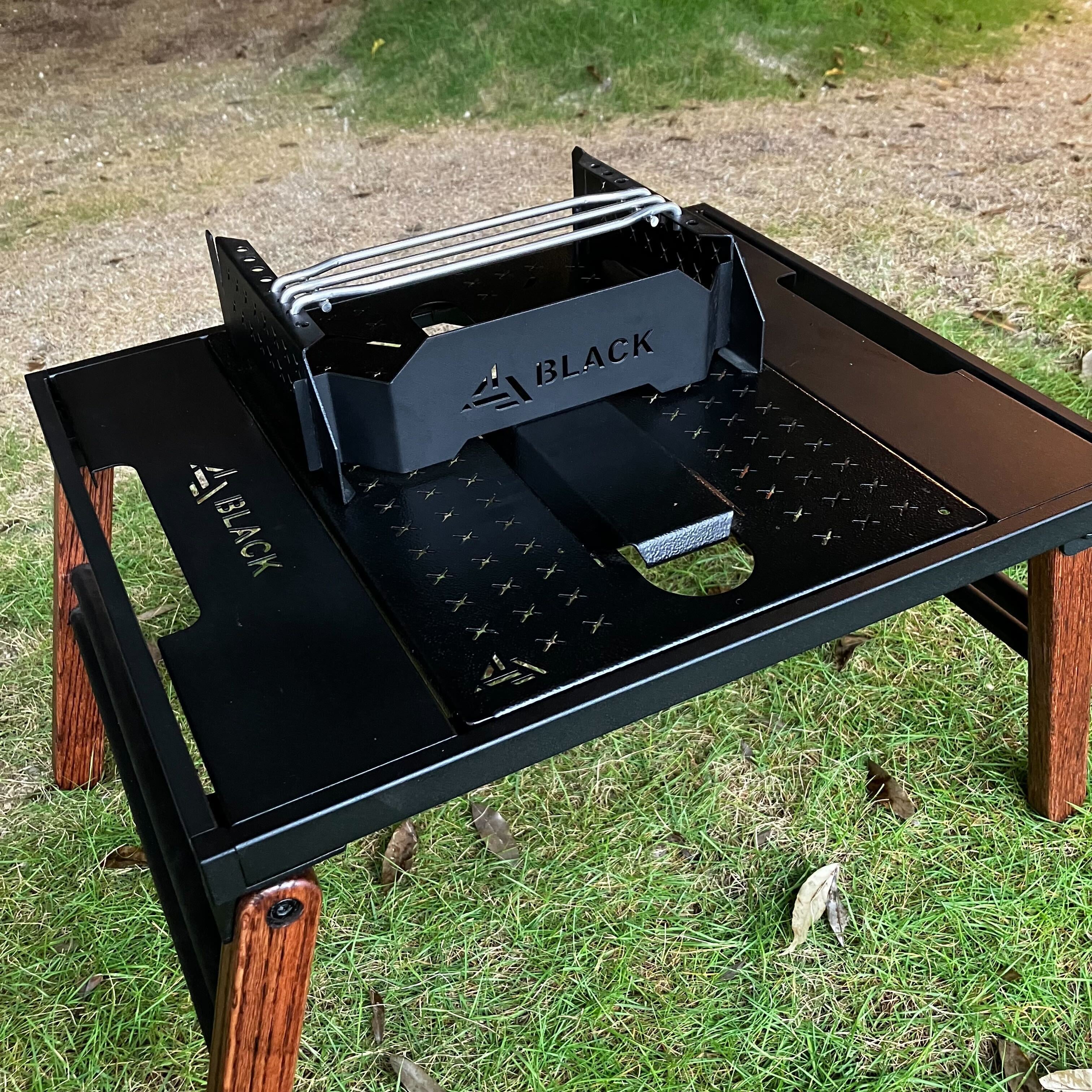 BLACKDESIGN【4点セット】ブラックデザイン BXPLATE BX五徳 BLACK