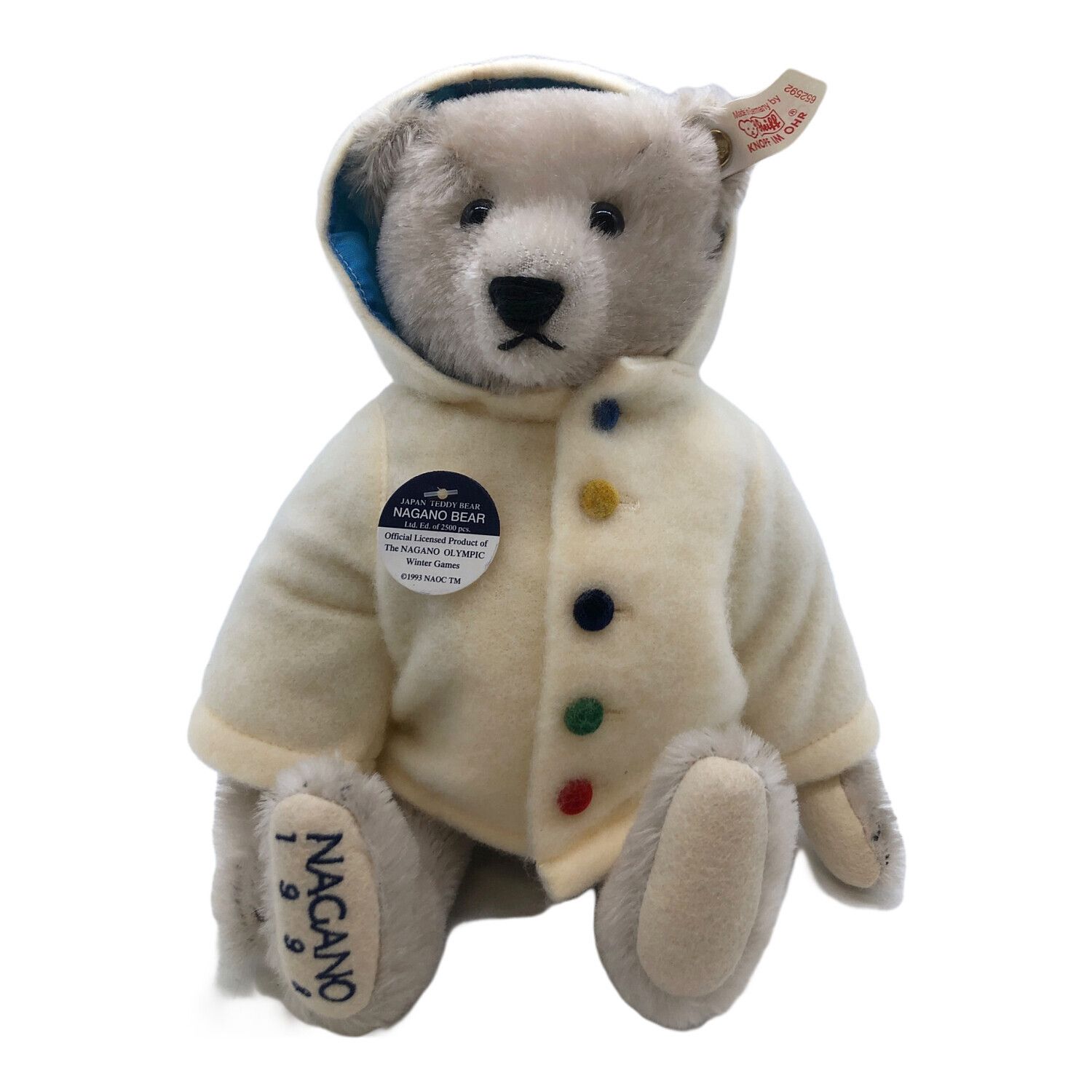 Steiff (シュタイフ) テディーベア 2500体限定 シリアルナンバー01091