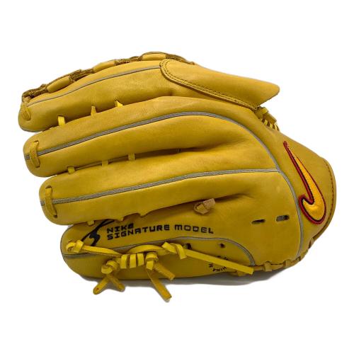 超稀少 Nike Signature Model 軟式グローブ イエロー Nike Signature