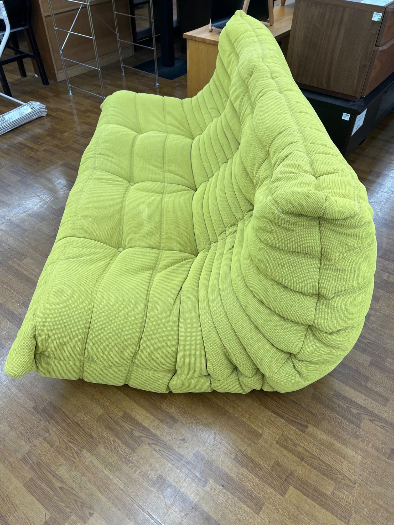 ligne roset (リーンロゼ) 3人掛けソファー 黄緑色 ROSETTOGO