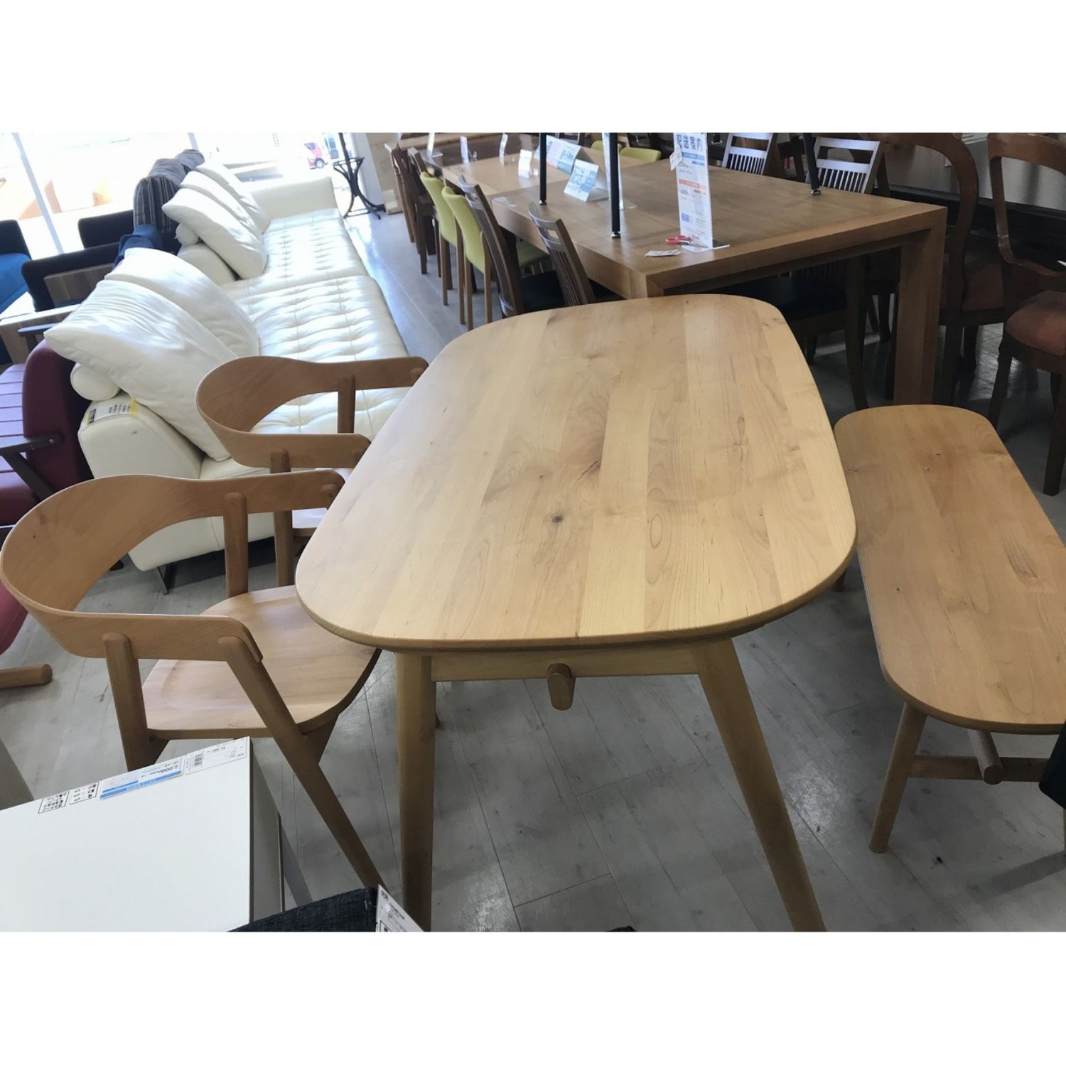 KEYUCA (ケユカ) ダイニング4点セット ナチュラル ヨナス｜トレファク