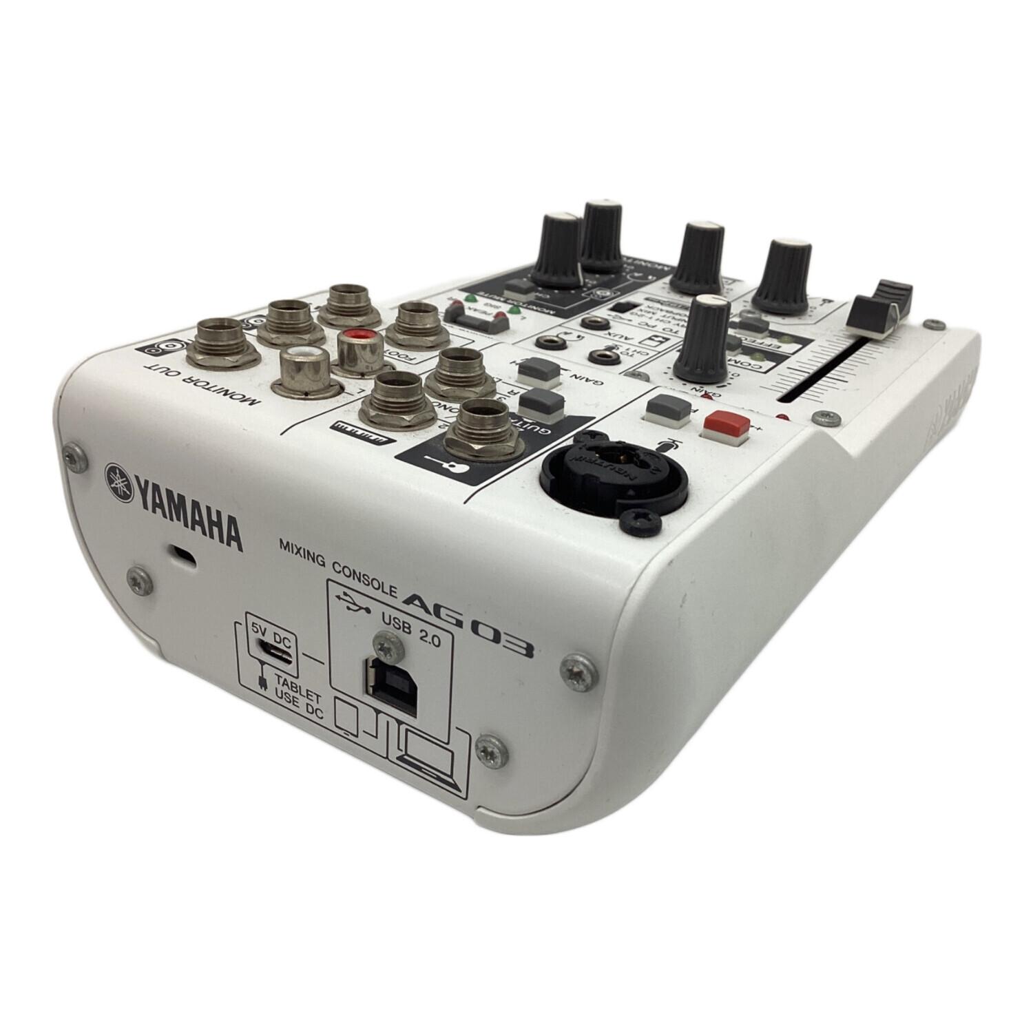 ヤマハ AG03 箱なし YAMAHA AG03 オーディオインターフェース 箱無し