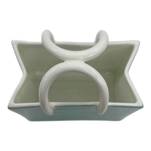 ティファニー ショッピングバッグ 陶器 置物 ショッパー 小物入れ