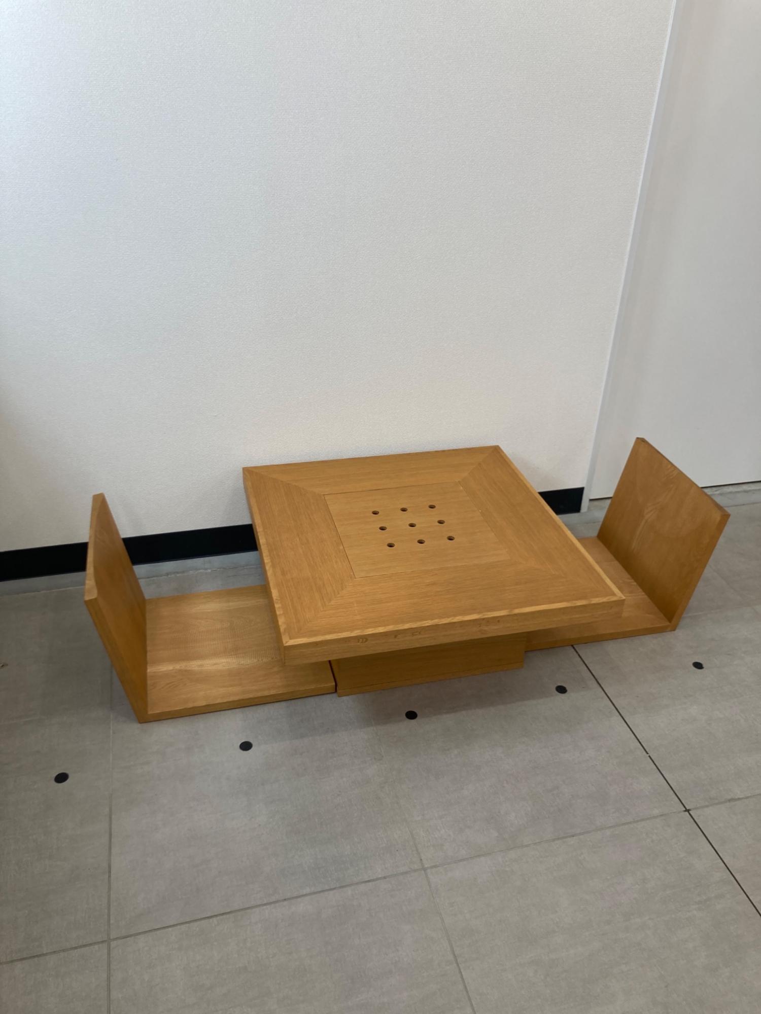 囲炉裏テーブル＆座椅子3点セット ナチュラル｜トレファクONLINE