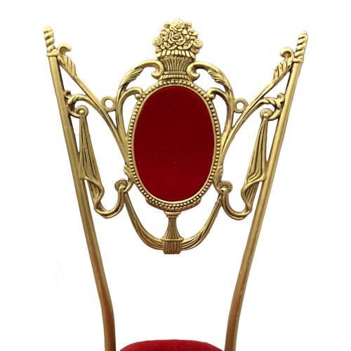 Mae Bra アンティークチェア レッド×ゴールド｜トレファクONLINE