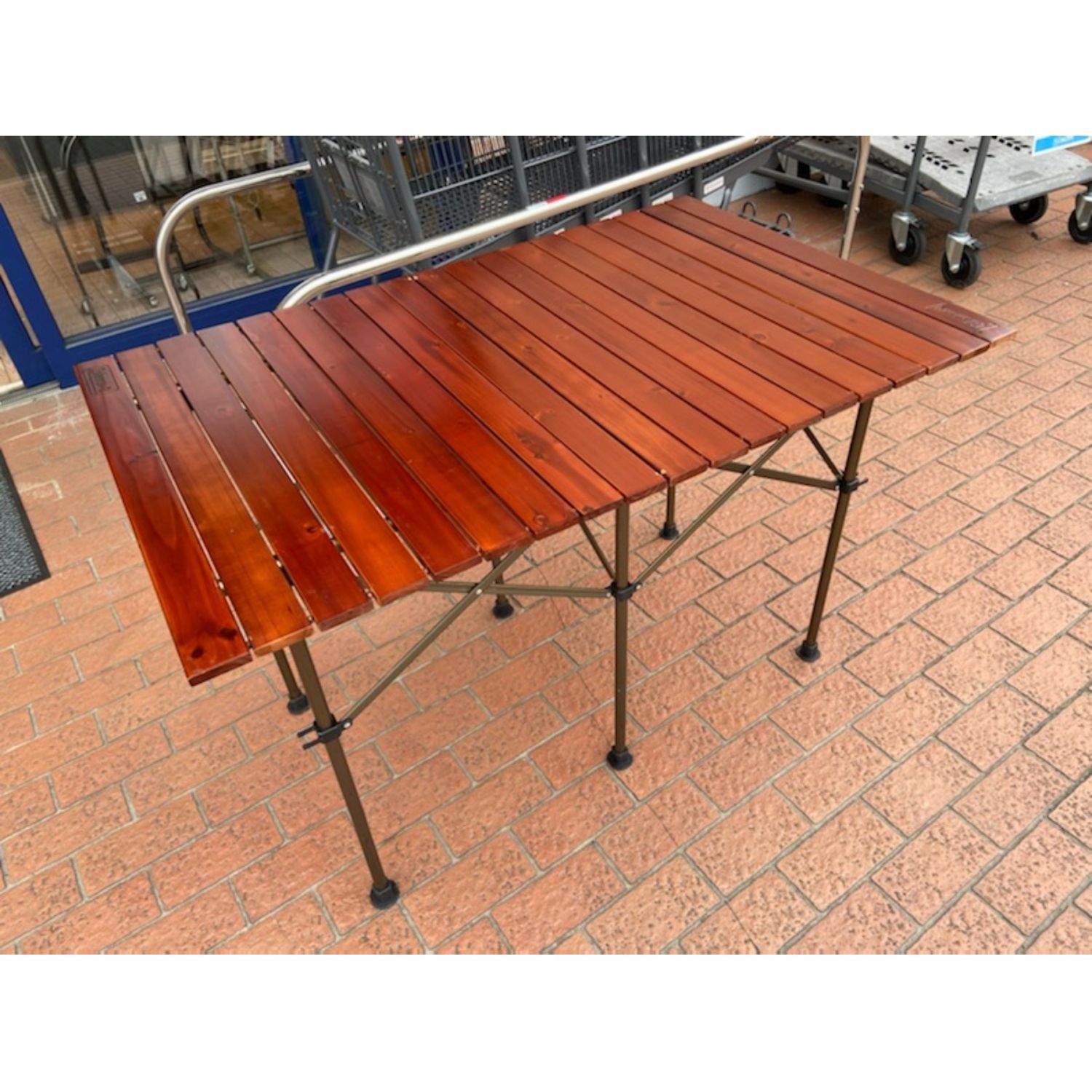 Coleman (コールマン) ガーデンウッドロールテーブル6 170A5748