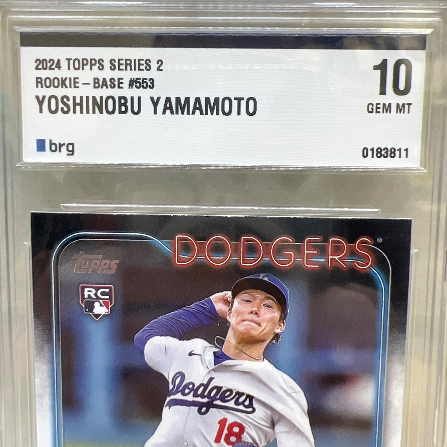 brg鑑定10 Topps Series 2 ルーキーカード 山本由伸｜トレファクONLINE