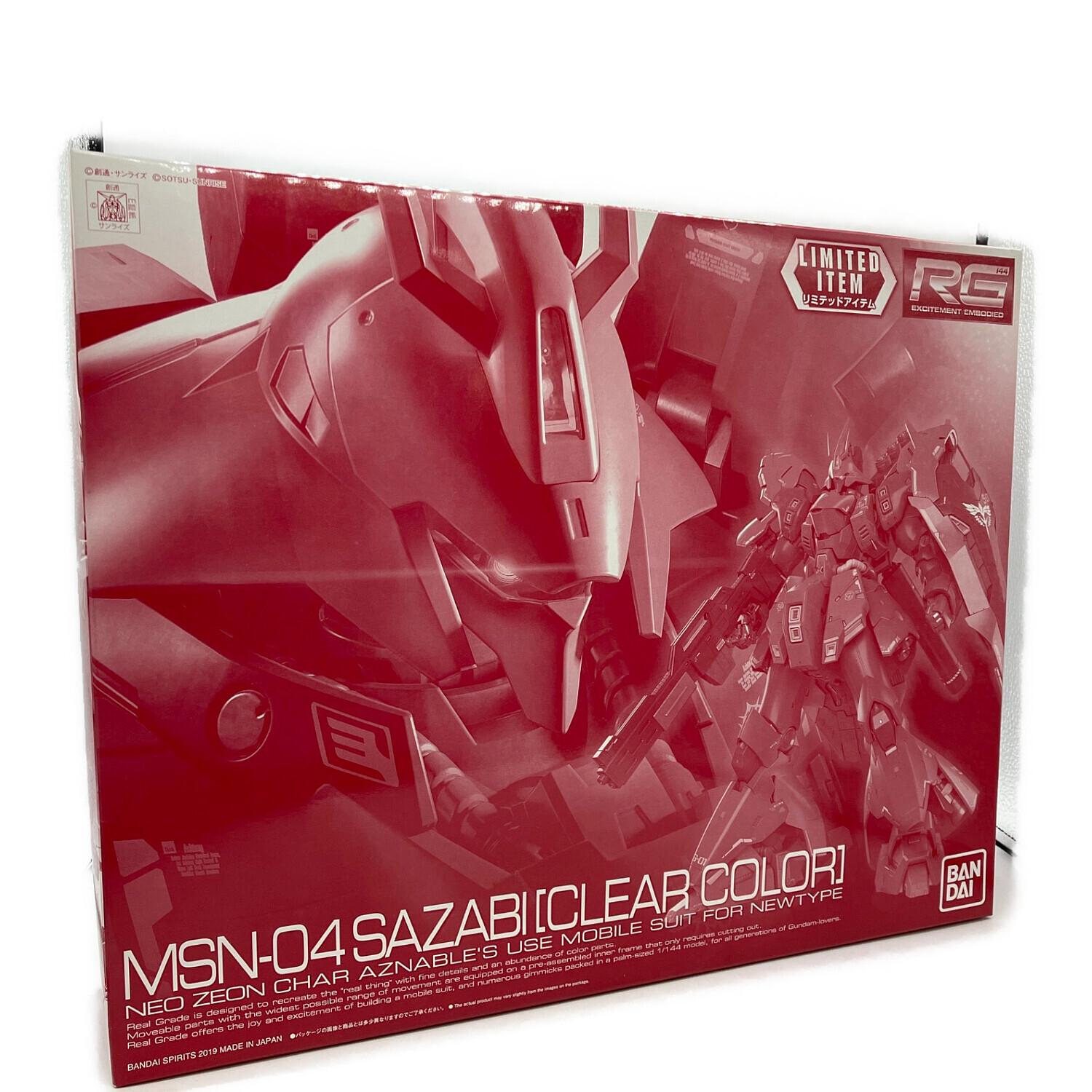 BANDAI (バンダイ) 1/144 RG MSN-04 サザビー クリアカラーVer. 「機動