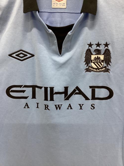マンチェスターシティー サッカーユニフォーム メンズ SIZE 42 ブルー