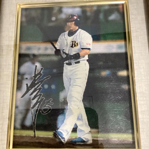 オリックス・バファローズ 応援グッズ 清原和博引退記念 油絵風