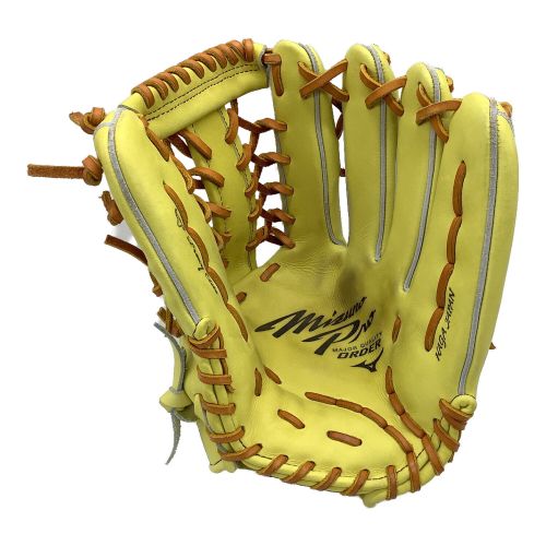 Mizuno Pro Hagajapan硬式グローブ イエロー Mizuno Pro 硬式グローブ