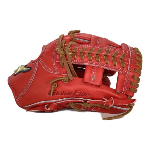 MIZUNO (ミズノ) 硬式グローブ レッド ケース付 Global Elite 鈴木