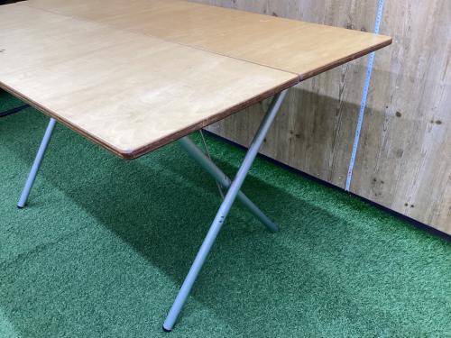 Snow peak (スノーピーク) アウトドアテーブル シナ合板 廃盤品 ワン