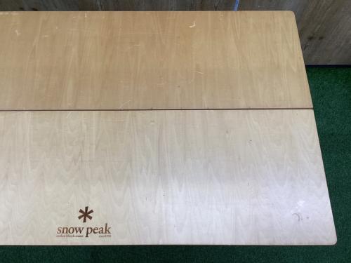 Snow peak (スノーピーク) アウトドアテーブル シナ合板 廃盤品 ワン