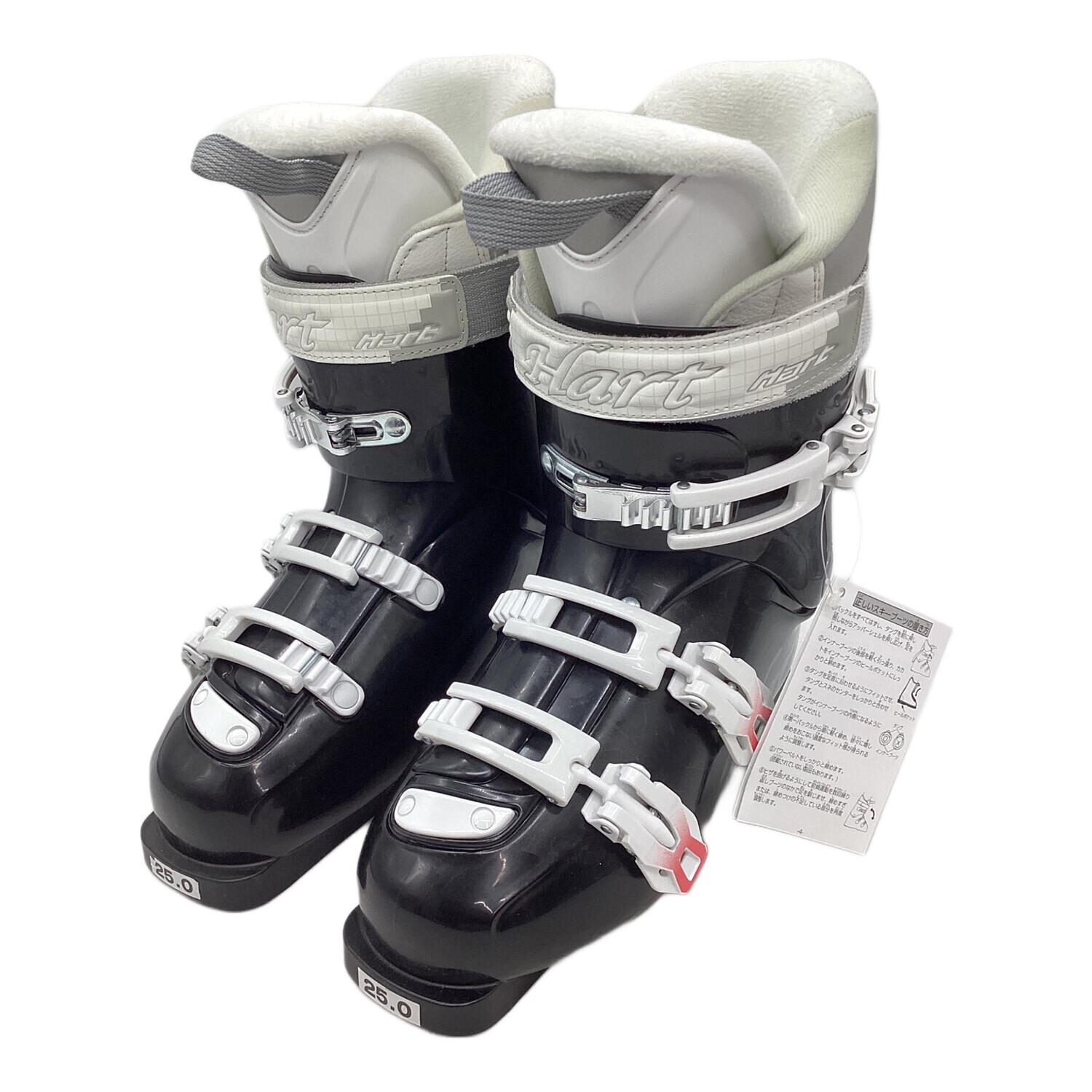 Hart レディース25.0 スキー靴 黒/白 Hart レディース25.0 スキー靴 黒/白