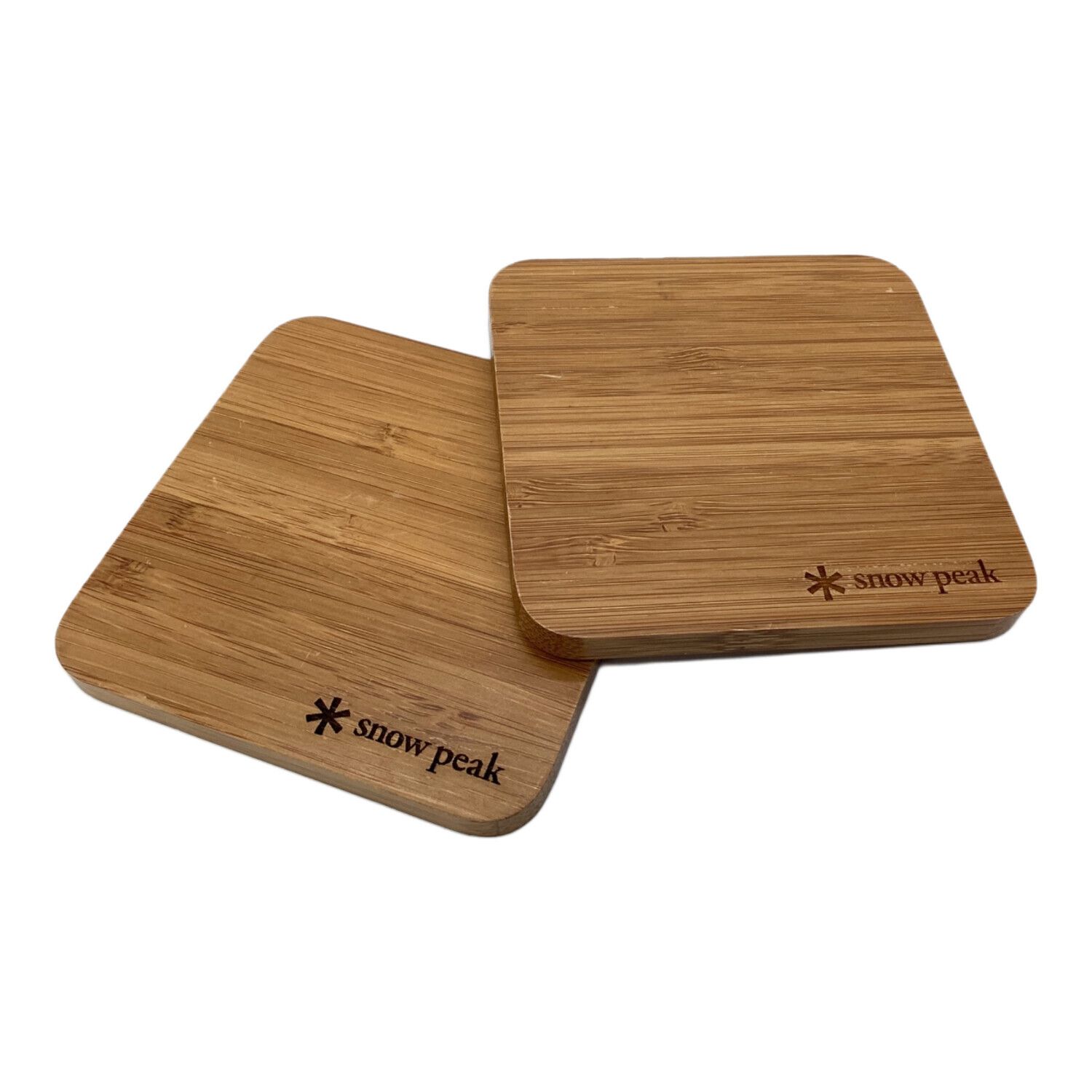 Snow peak (スノーピーク) クッキング用品 ノベルティ品 2枚セット 竹