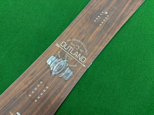 ELAN (エラン) OUTLAND スノーボード 木目調 151cm ブラウン