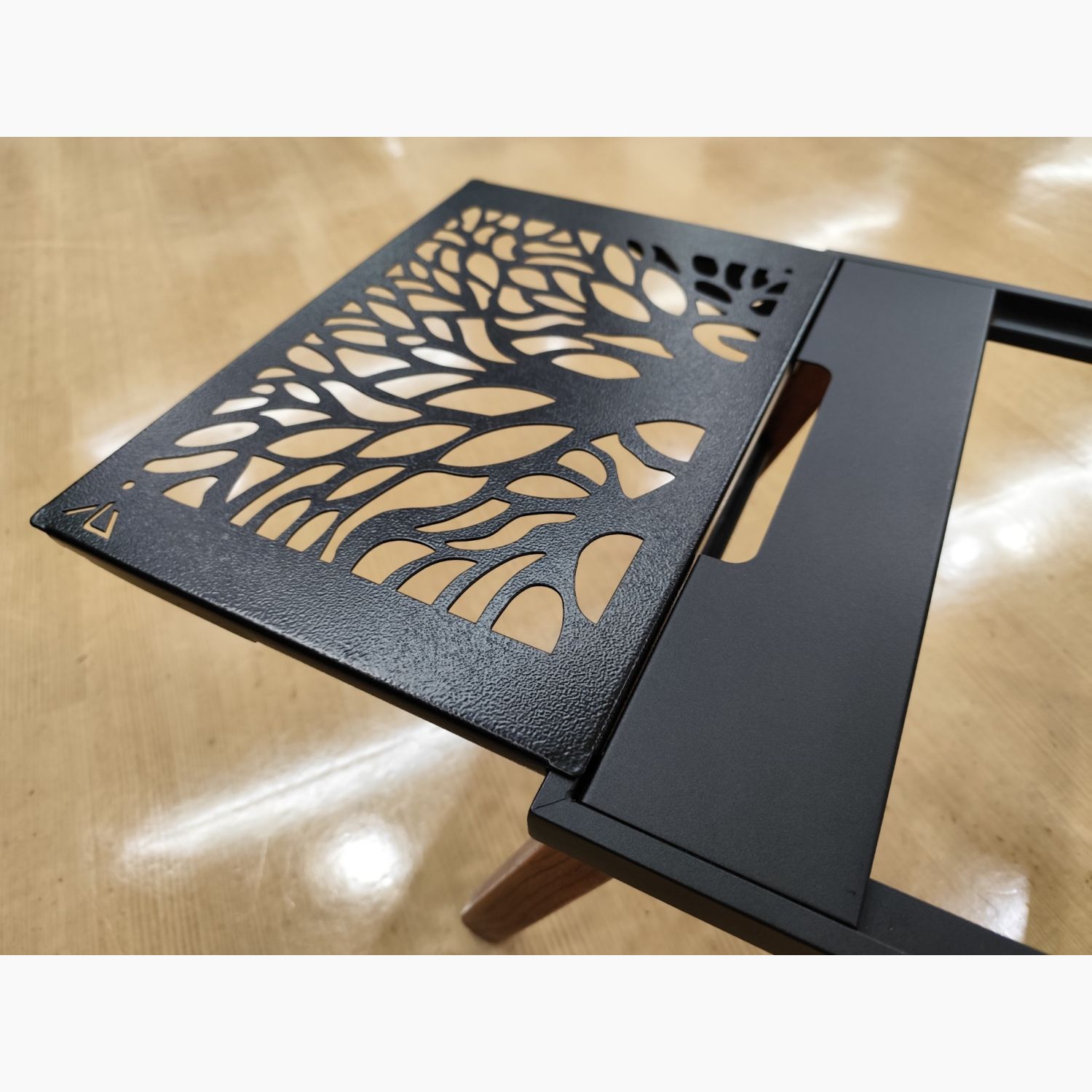 ブラックデザイン アイアンプレート 五徳 セット ハレテーブル 日和