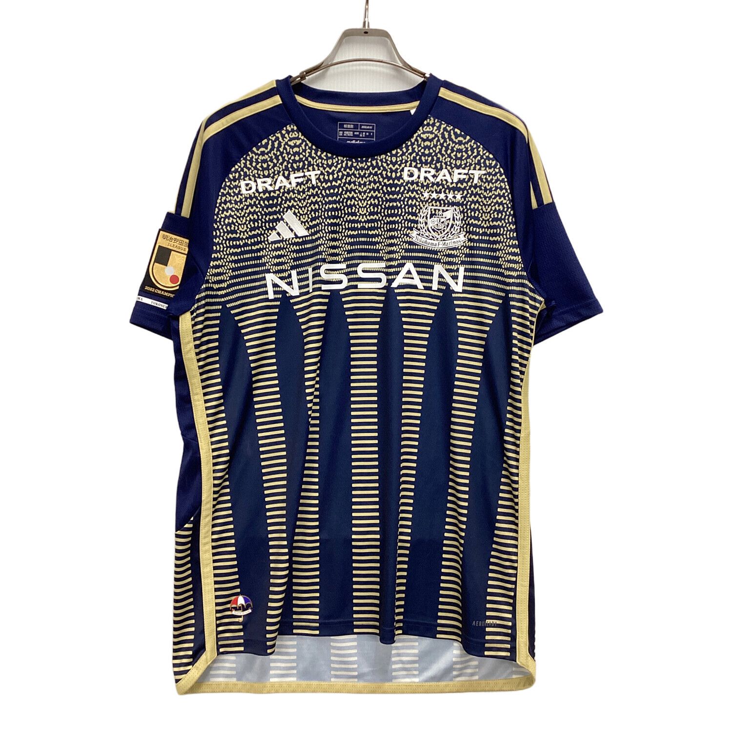 adidas (アディダス) サッカーユニフォーム メンズ 2XL ネイビー
