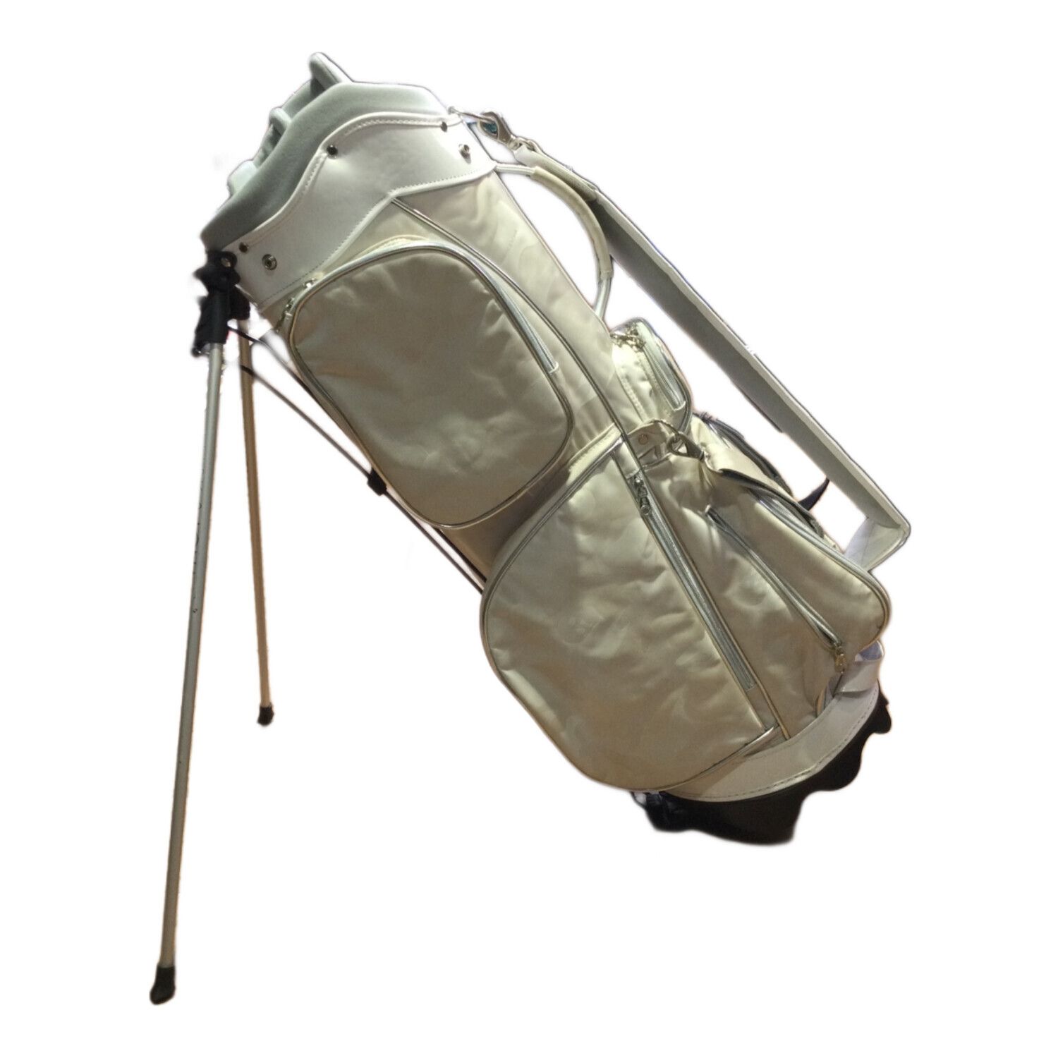 新品】MARK & LONA GOLF キャディバッグ ホワイト 9型 新品】MARK