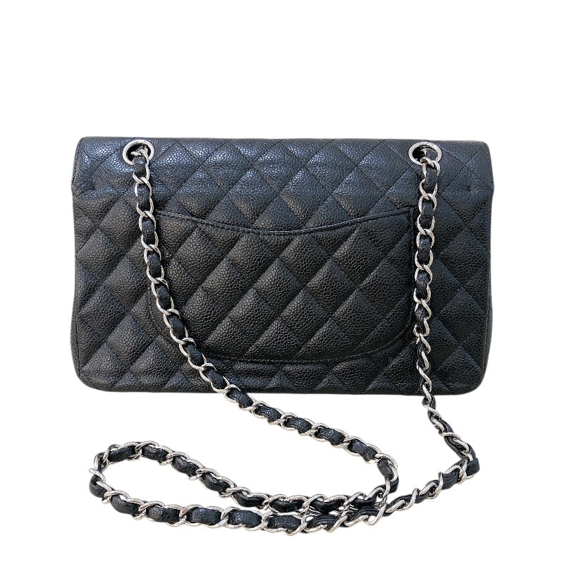 シャネル CHANEL マトラッセ25 A01112 ブラック シルバー金具 キャビア