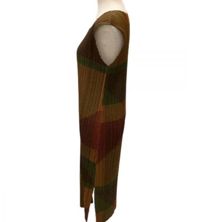 ISSEY MIYAKE イッセイミヤケ PLEATS PLEASE ノースリーブワンピース